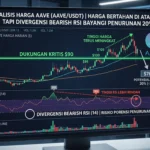 Harga Aave Bertahan di Atas US$90, tapi Divergensi Bearish RSI Bayangi Potensi Penurunan 20%